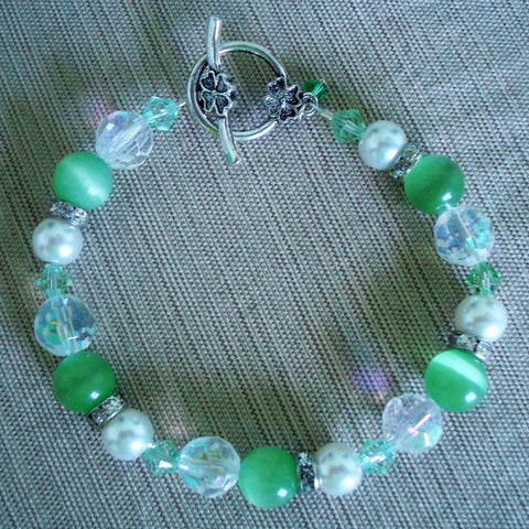 Cat's Eye, Green Bracelet